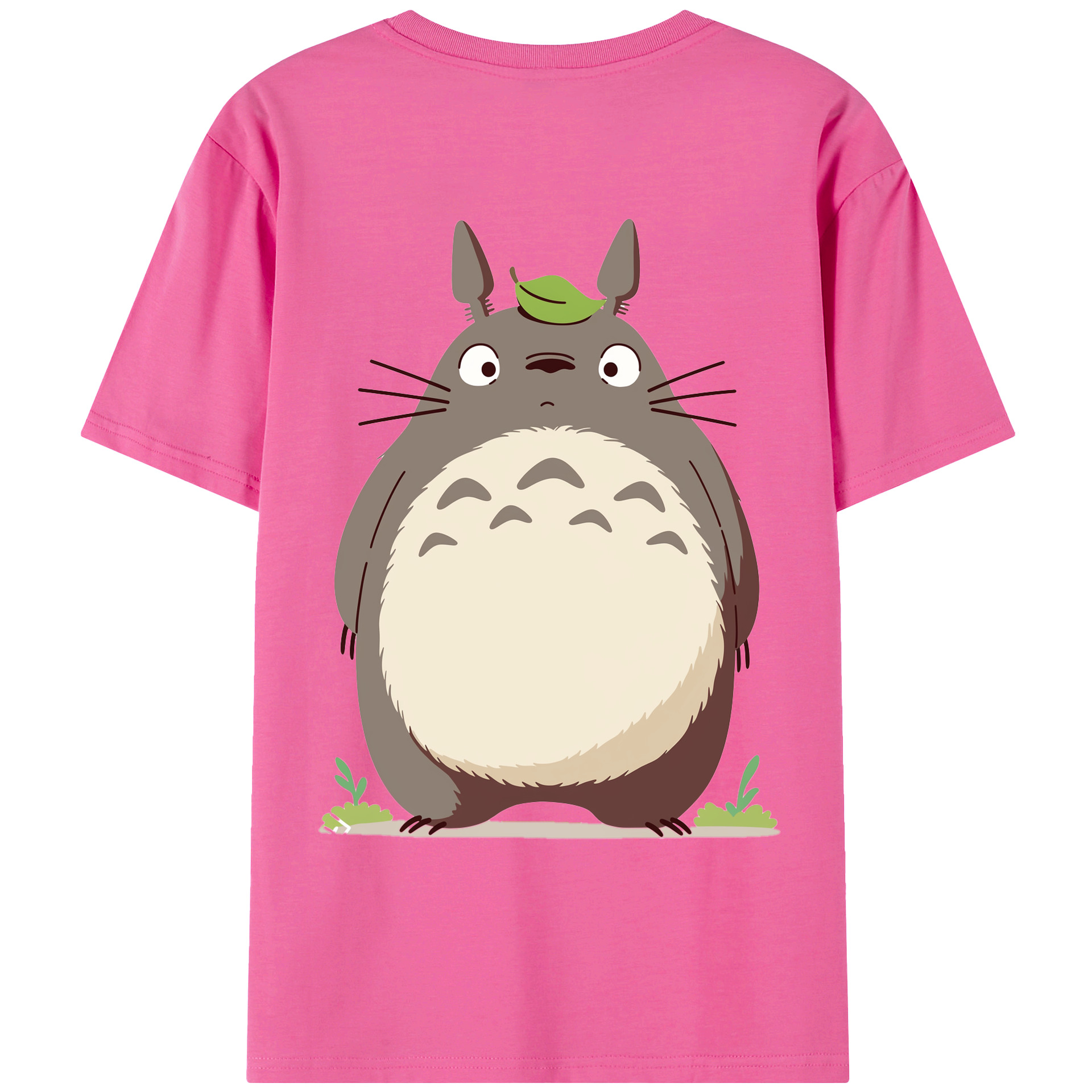 （画像用） となりのトトロ 草壁メイ 草壁サツキ My Neighbor Totoro Satsuki Kusakabe Mei Kusakabe レディース半袖Tシャツ(バックプリント)